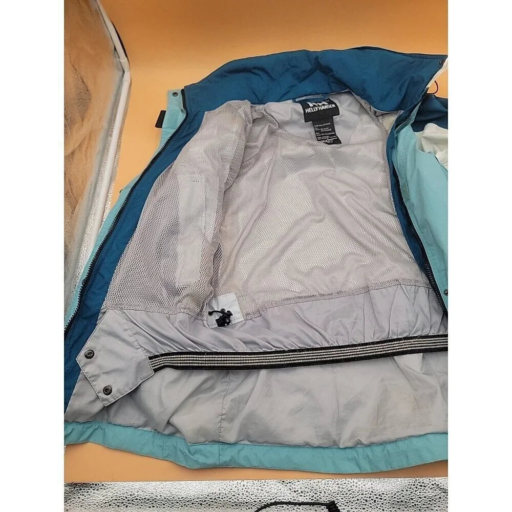 Helly Hanson Helly Tech Waterproof Jacket Size Small Blue - Picture 5 of 16